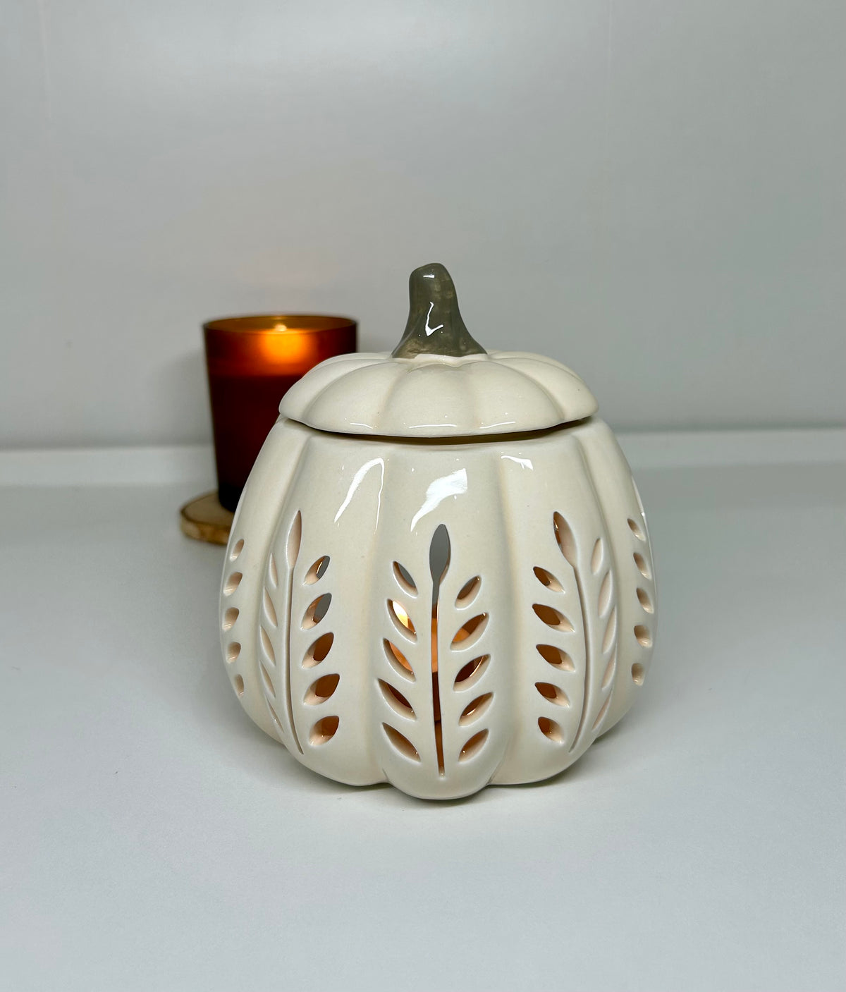 Calabaza blanca - Quemador de cera