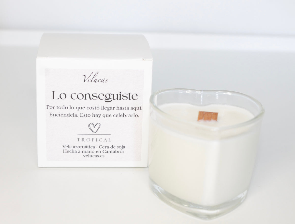 Vela corazón • Velucas que dicen cosas bonitas