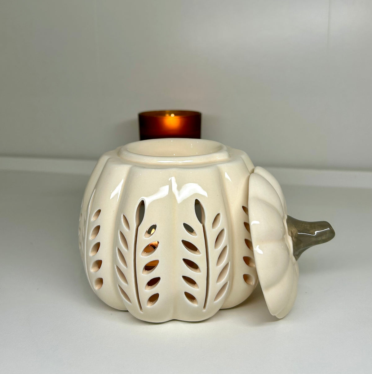 Calabaza blanca - Quemador de cera