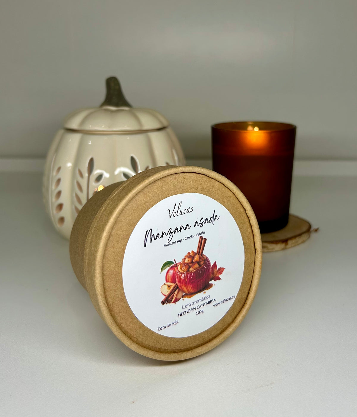 Manzana asada - Figuras aromáticas